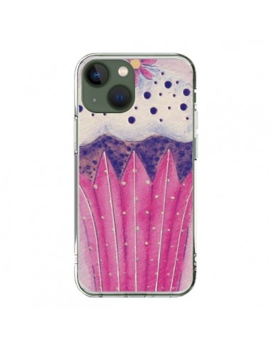 Cover iPhone 13 Cupcake Rosa - Irene Sneddon