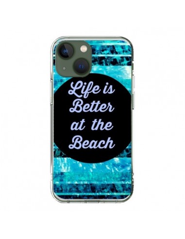 Cover iPhone 13 Life is Better at The Beach - Ebi Emporium