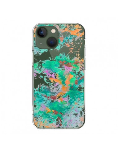 Cover iPhone 13 Sirena Fiori Trasparente - Ebi Emporium