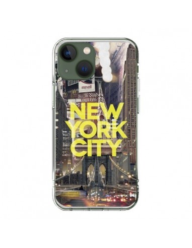 Cover iPhone 13 New York City Giallo - Javier Martinez