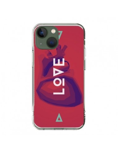 Cover iPhone 13 Amore Cuore Triagolo - Javier Martinez