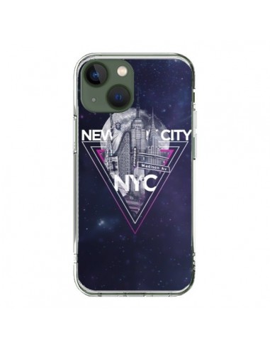 Cover iPhone 13 New York City Triangolo Rosa - Javier Martinez