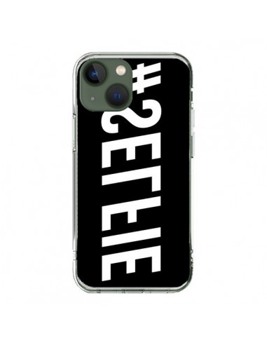 Cover iPhone 13 Hashtag Selfie Bianco Rovesciato Orizzontale - Jonathan Perez