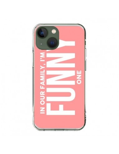 Cover iPhone 13 In our family i'm the Funny one - Jonathan Perez