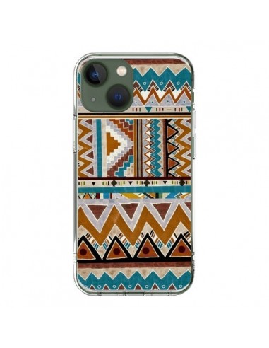 Cover iPhone 13 Azteco Verde Marrone - Kris Tate