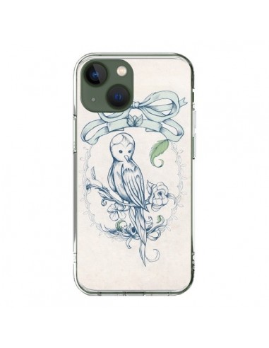 Coque iPhone 13 Bird Oiseau Mignon Vintage - Lassana