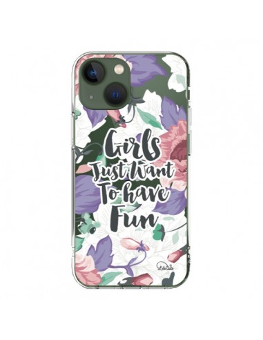 Cover iPhone 13 Ragazza Divertente Trasparente - Lolo Santo