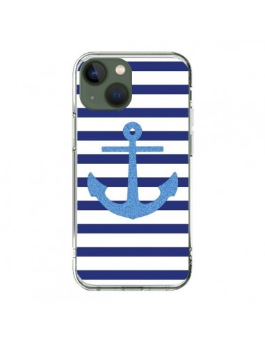 Cover iPhone 13 Ancora Marina Voile Navy Blue - Mary Nesrala