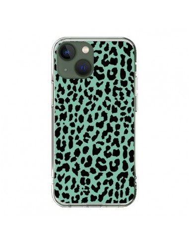 Coque iPhone 13 Leopard Mint Vert Neon - Mary Nesrala