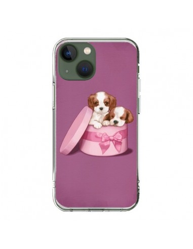 Coque iPhone 13 Chien Dog Boite Noeud - Maryline Cazenave