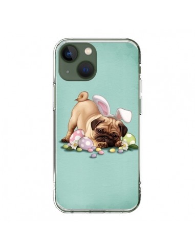 Cover iPhone 13 Cane Coniglio Pasquale  - Maryline Cazenave