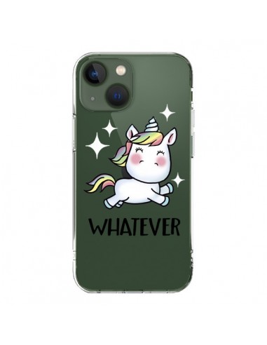 Cover iPhone 13 Unicorno Whatever Trasparente - Maryline Cazenave