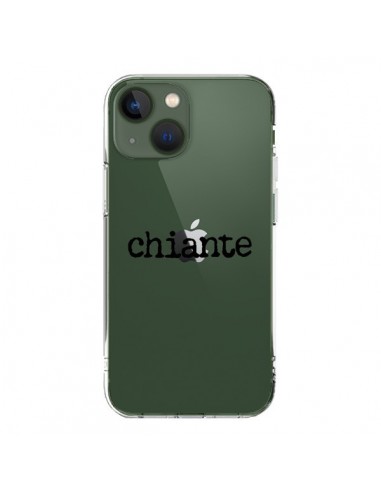 Cover iPhone 13 Chiante Nero Trasparente - Maryline Cazenave