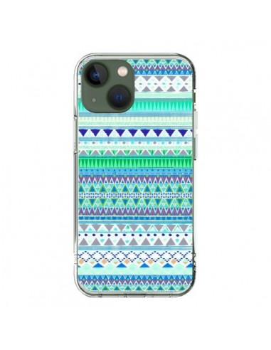 Cover iPhone 13 Chenoa Blu Azteco - Monica Martinez