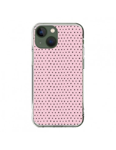 Cover iPhone 13 Artsy Dots Rosa - Ninola Design