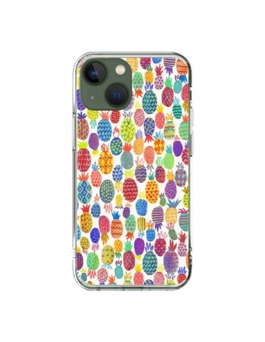 Coque iPhone 13 Cute Pineapples - Ninola Design