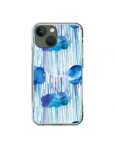 Cover iPhone 13 Rain Stitches Neon - Ninola Design