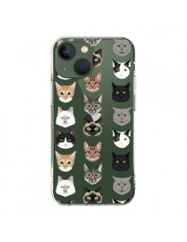 Cover iPhone 13 Gatto Trasparente - Pet Friendly