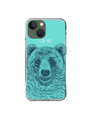 Cover iPhone 13 Orso I like You - Rachel Caldwell