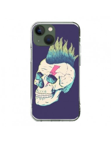 Coque iPhone 13 Tête de mort Punk - Victor Vercesi