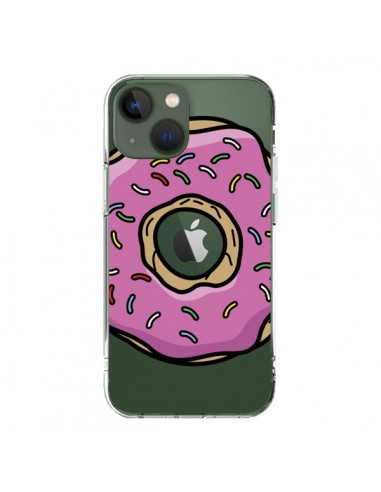 Cover iPhone 13 Ciambelle Rosa Trasparente - Yohan B.