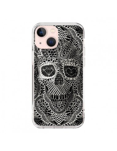 Coque iPhone 13 Mini Skull Lace Tête de Mort - Ali Gulec