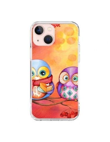 Cover iPhone 13 Mini Gufo Albero  - Annya Kai