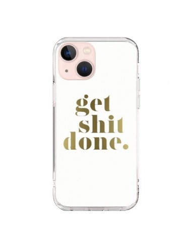 Cover iPhone 13 Mini Get Shit Done Dorato - Shop Gasoline