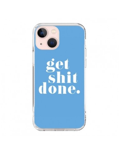 Cover iPhone 13 Mini Get Shit Done Blu - Shop Gasoline