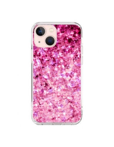 Coque iPhone 13 Mini Romance Me Paillettes Roses - Ebi Emporium