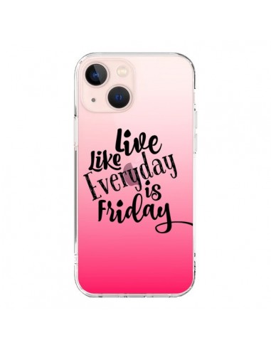 Coque iPhone 13 Mini Everyday Friday Vendredi Live Vis Transparente - Ebi Emporium