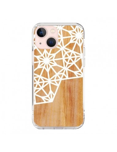 Cover iPhone 13 Mini Frozen Stars Stelle Legno Azteque Aztec Tribal - Jenny Mhairi