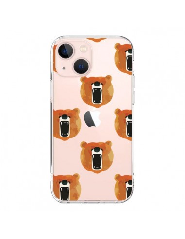 Cover iPhone 13 Mini Orso Trasparente - Dricia Do