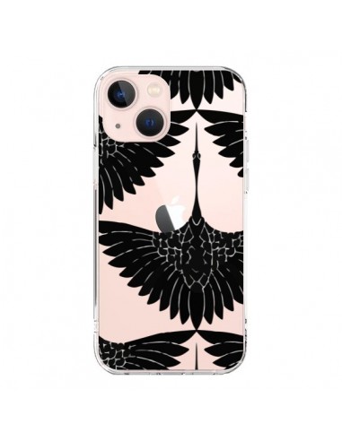 Cover iPhone 13 Mini Pavone Trasparente - Dricia Do