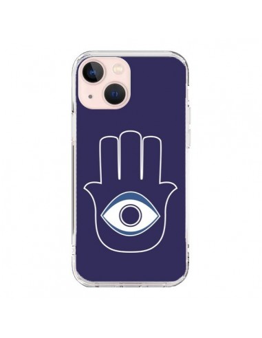 iPhone 13 Mini Case Hand of Fatima  Eye Blue - Laetitia