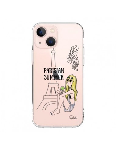 Cover iPhone 13 Mini Parisian Summer Estate Parigina Trasparente - Lolo Santo