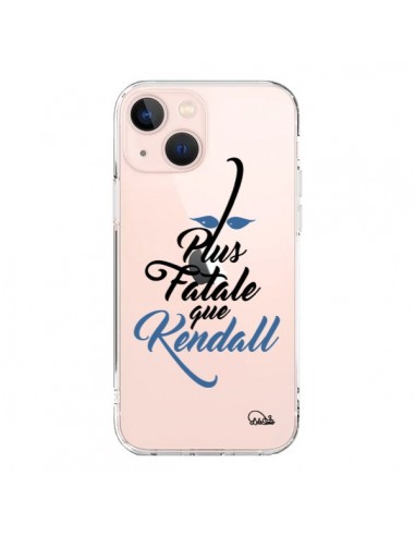 Cover iPhone 13 Mini Plus Fatale que Kendall Trasparente - Lolo Santo