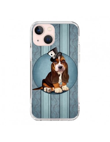 Cover iPhone 13 Mini Cane Jeu Poket Cartes - Maryline Cazenave