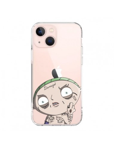 iPhone 13 Mini Case Stewie Joker Suicide Squad Clear - Mikadololo