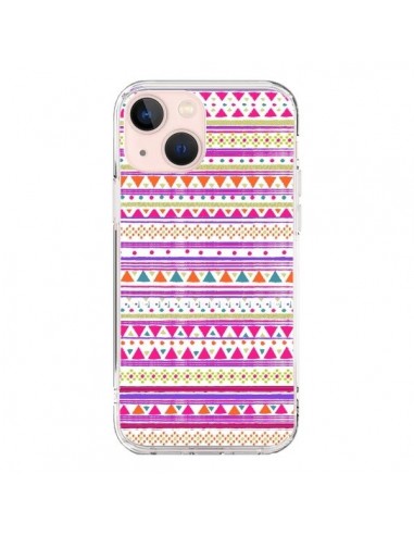 Cover iPhone 13 Mini Bandana Rosa Azteco - Monica Martinez