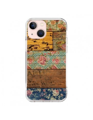 Cover iPhone 13 Mini Barocco Style Legno - Maximilian San