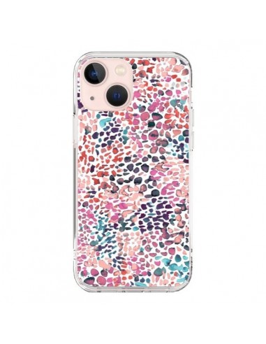 Cover iPhone 13 Mini Soft Nautical Watercolor Linee - Ninola Design