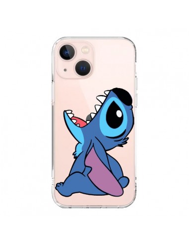 Cover iPhone 13 Mini Stitch di Lilo e Stitch Trasparente