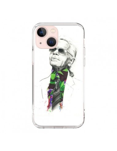 Cover iPhone 13 Mini Karl Lagerfeld Fashion Designer Moda - Percy