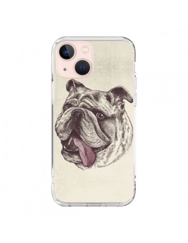 Coque iPhone 13 Mini Chien Bulldog - Rachel Caldwell