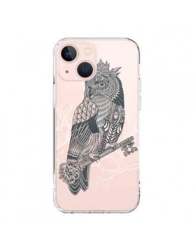 Cover iPhone 13 Mini Re Gufo Trasparente - Rachel Caldwell