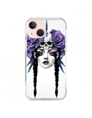 Cover iPhone 13 Mini Ragazza Fiori Warrior - Ruben Ireland