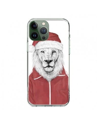 iPhone 13 Pro Max Case Santa Claus Lion - Balazs Solti