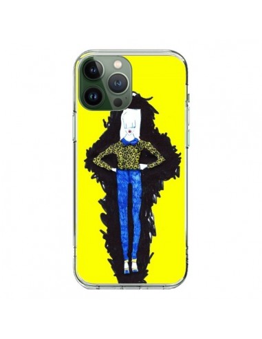 Cover iPhone 13 Pro Max Julie Donna Fashion Moda Giallo - Cécile