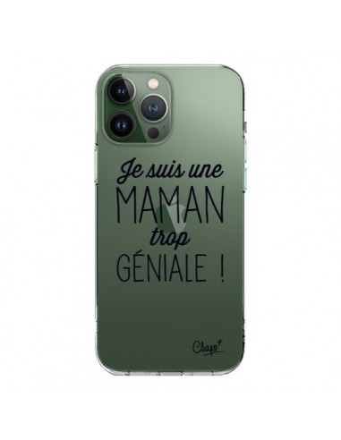 Cover iPhone 13 Pro Max Sono una Mamma Geniale Trasparente - Chapo